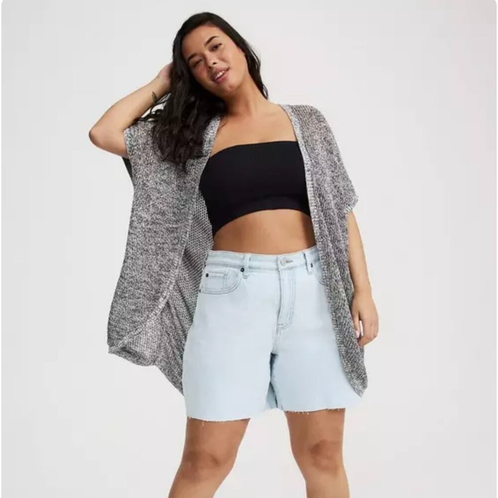 Torrid Open Knit Cocoon Cardigan Size 14/16